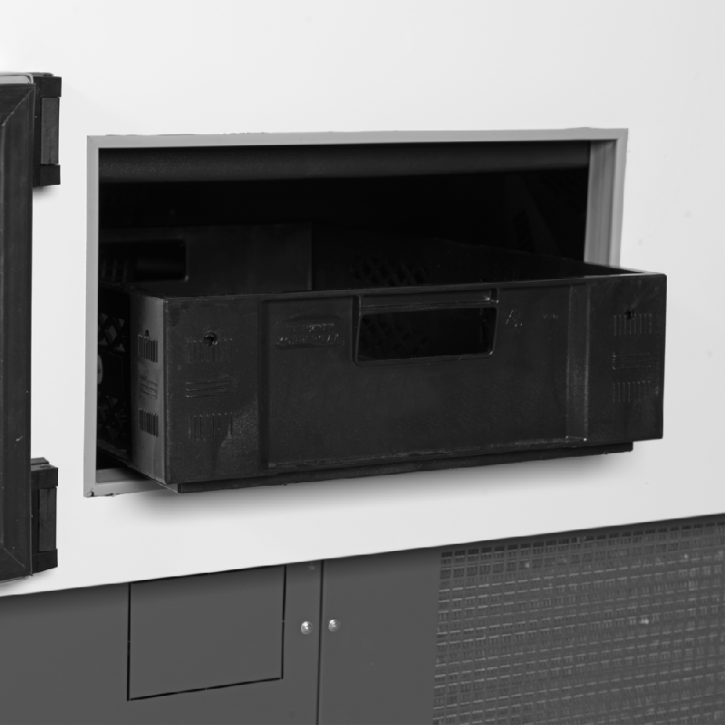 Vitrine réfrigérée SOCB37582A - présentation plats préparés et fromages - éclairage LED - façade vitrée ouvrante_4