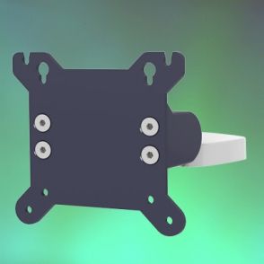 E Cart LD 7 - Pré-configuration pour écran - Chariot informatique médical - Ergonoflex - Aluminium anodisé - 25 kg_4