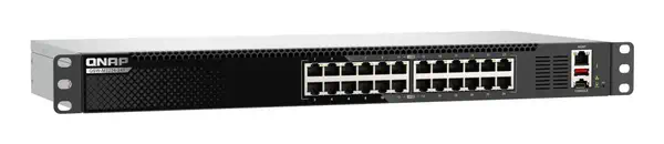 QNAP QSW-M3224-24T commutateur réseau Géré L3 10G Ethernet (100/1000/10000) 1U Noir, Argent_4