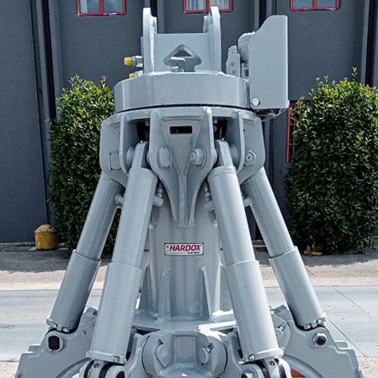 Grappin à ferraille avec vérins verticaux MPV-FH - Série MINELLI pour pelles de 24 à 80 tonnes_4