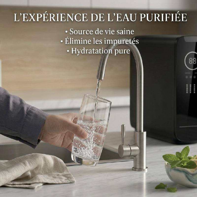Osmoseur inverse AquaFlow Pro 1000 GPD - Contrôle en Temps Réel, Maintenance Facile_4