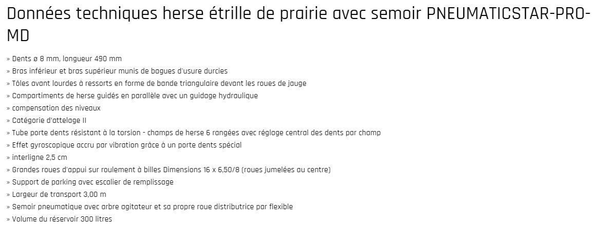Pneumaticstar Promd - Herse Agricole Einboeck - Longueur 490 mm - Châssis Renforcé pour Renouvellement des Prairies_4