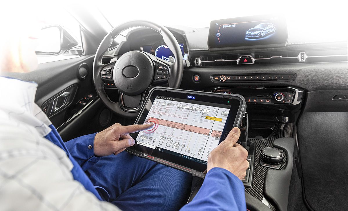 Axone Nemo 2 - Valise de diagnostic auto Texa - 8 GB RAM, écran 12 pouces, Windows 10_4