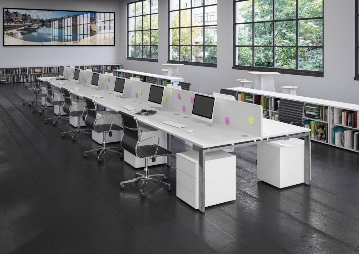 Bureau d'entreprise open space - coworking, desk sharing et mobilier professionnel - Burostock_4