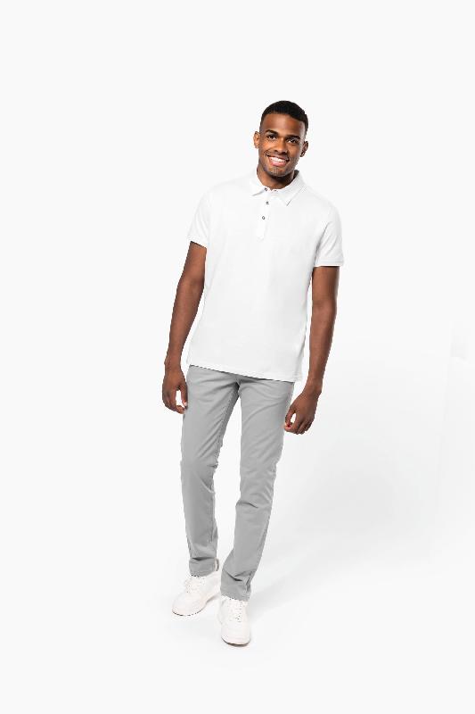 Polo jersey manches courtes homme - 100% coton peigné - Ref : K262 - Kariban_4