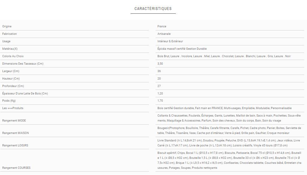 Caisse en bois L2 - Simply à Box - L36 x H20 x P27 cm - bois brut ou 6 coloris de lasure_4
