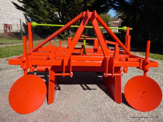 Butteuse dérouleuse avec châssis mécano soudé robuste 60x60x5