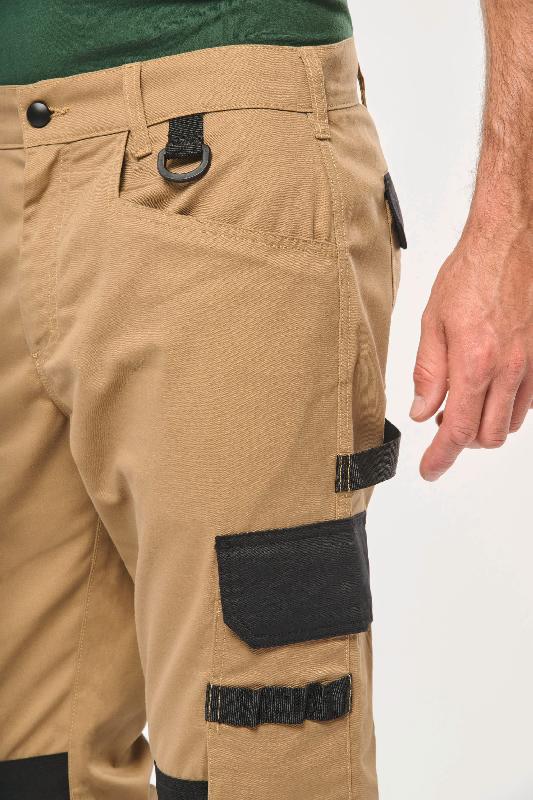 Pantalon de travail bicolore homme WK742 - robuste, confortable et tendance, avec poches multiples et genouillères Cordura_4