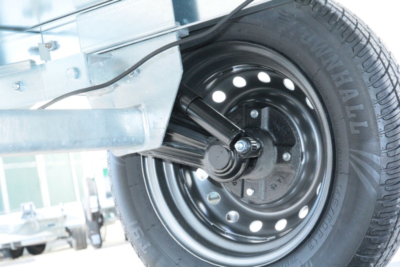 Remorque DAXARA 168 avec ridelle avant pivotante et arrière amovible