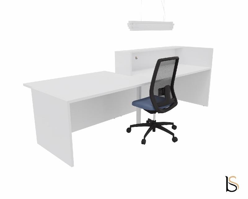 Banque d'accueil design avec accès PMR Z2 - Officity - 246, Droite, Blanc_4