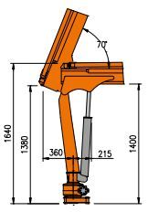 Détail de la grue Atlas T27 en action