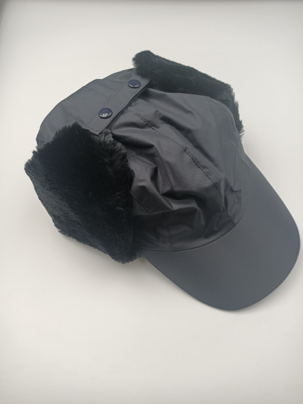 Casquette canada fourree bleu warm cap_4