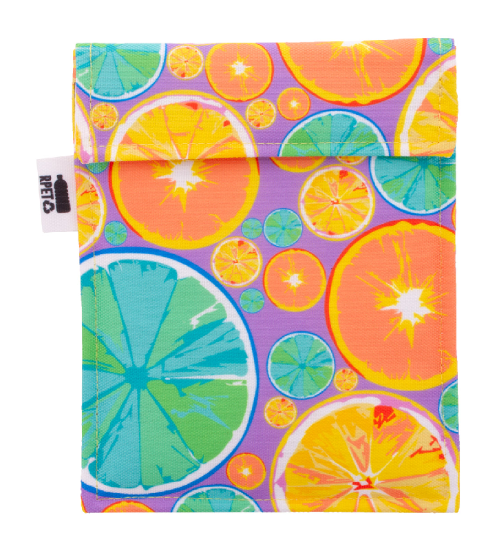 Sac snack sur mesure - réutilisable en polyester 600D RPET avec doublure imperméable et impression sublimation_4
