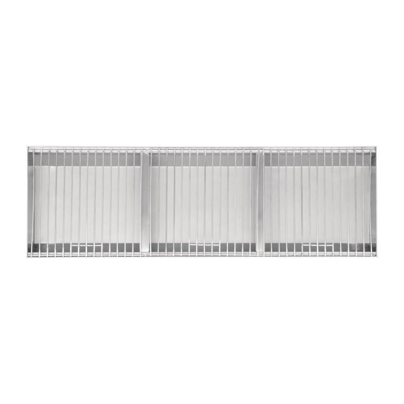 Barbecue à charbon de bois traditionnel en acier inoxydable_4