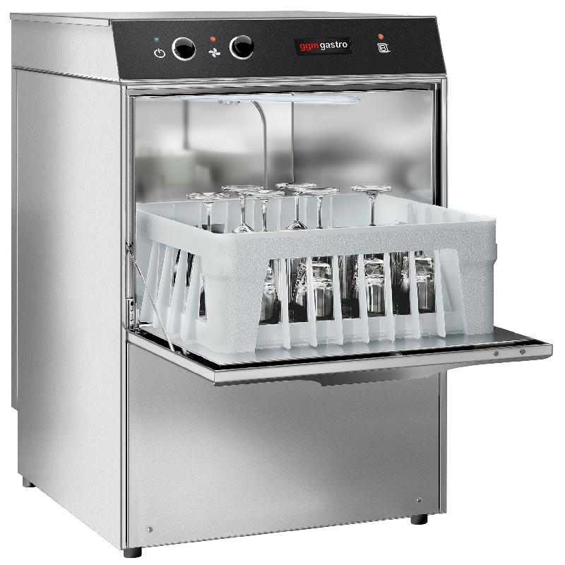 Lave-verres mécanique casier 400 x 400 mm e- Avec pompe de vidange | GGM GLS320ME_4