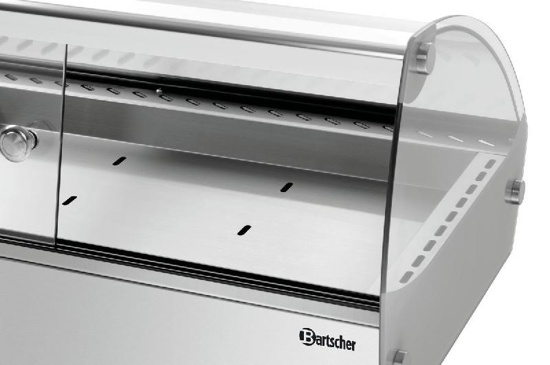 Présentoir chauffant R6 6 x GN 1/3 Bartscher_4