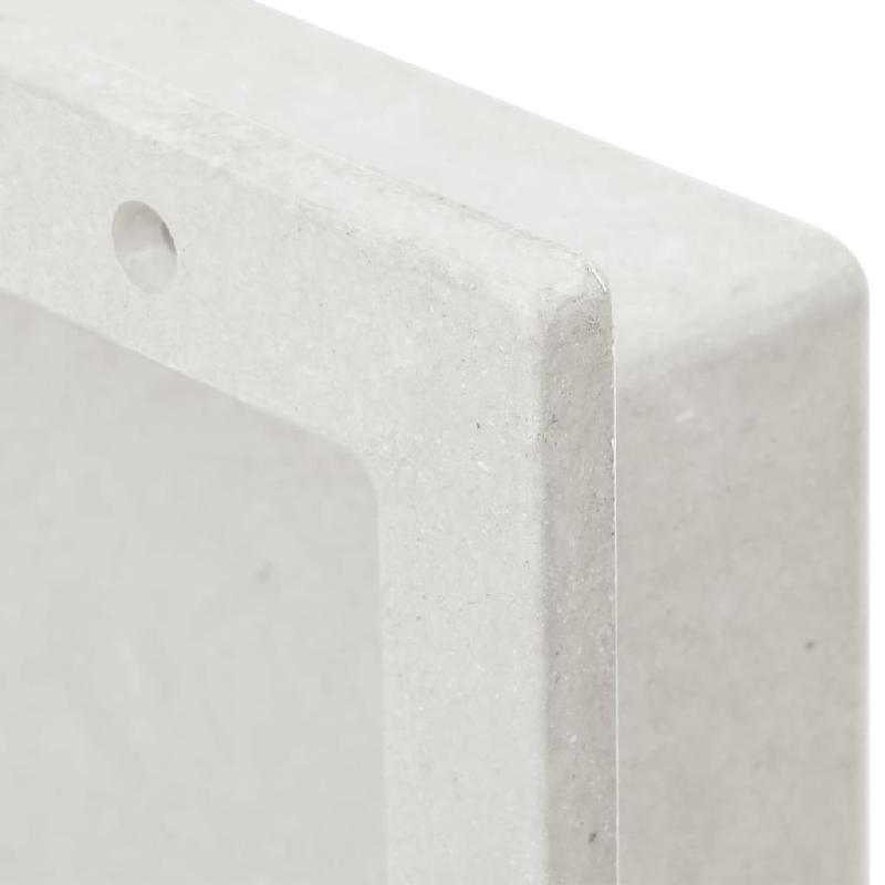 Vidaxl niche de douche blanc mat 41x51x10 cm 151393_4