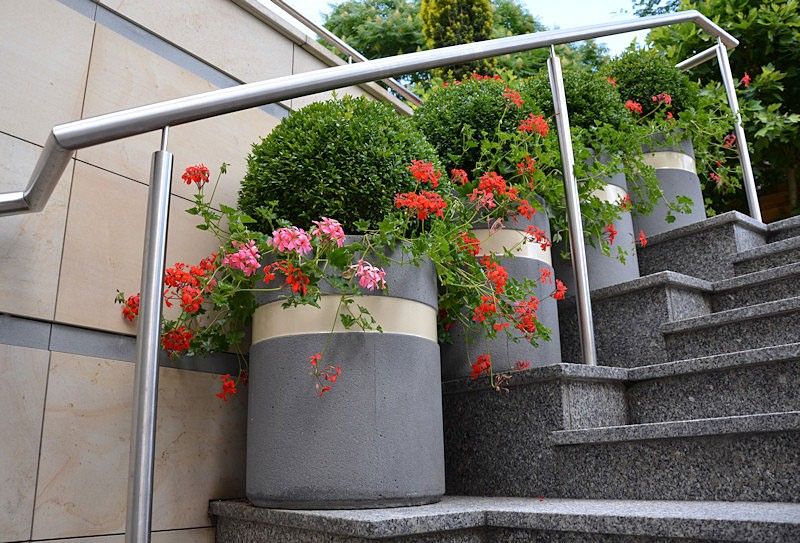 Poubelle publique Genewa Komserwis - 45L - Réf. 003333 - Hauteur 60 cm - 125 kg_4