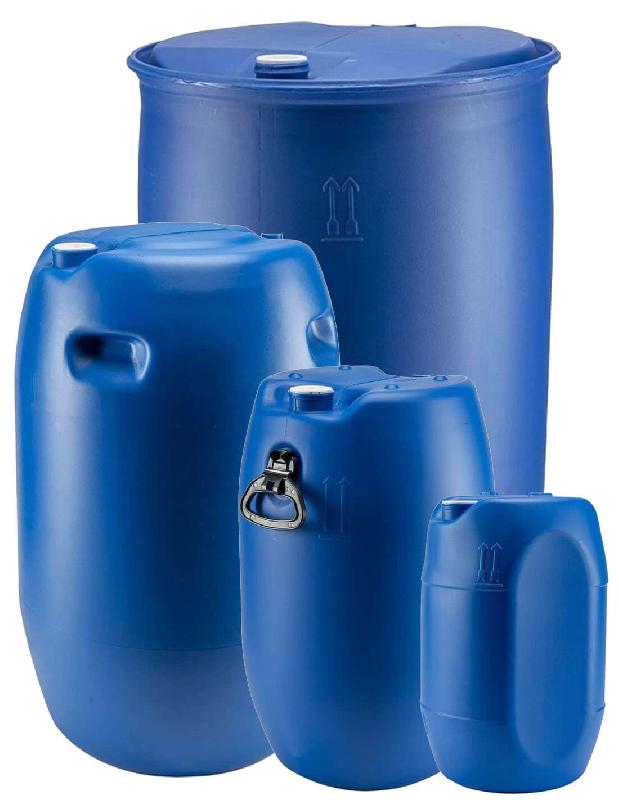 Fûts Plastique - 30L à 220L - à Bondes - Bleu - 30 L_4