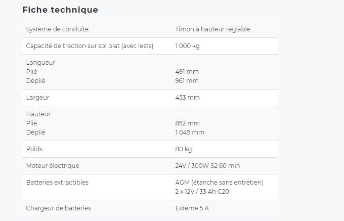 Lt-300 - tracteur pousseur - electroman - poids 80 kg_4