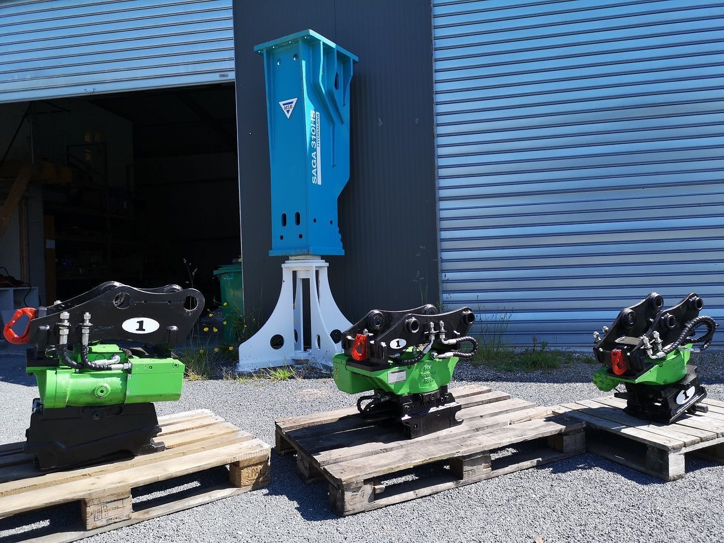 Équipement Roto-one pour travaux publics et industries