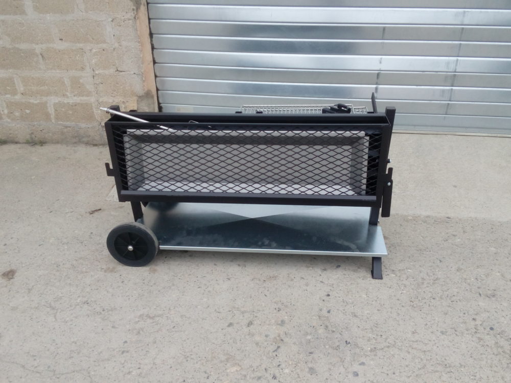 Tourne broche grande surface de cuisson pour usage intensif aux normes NF