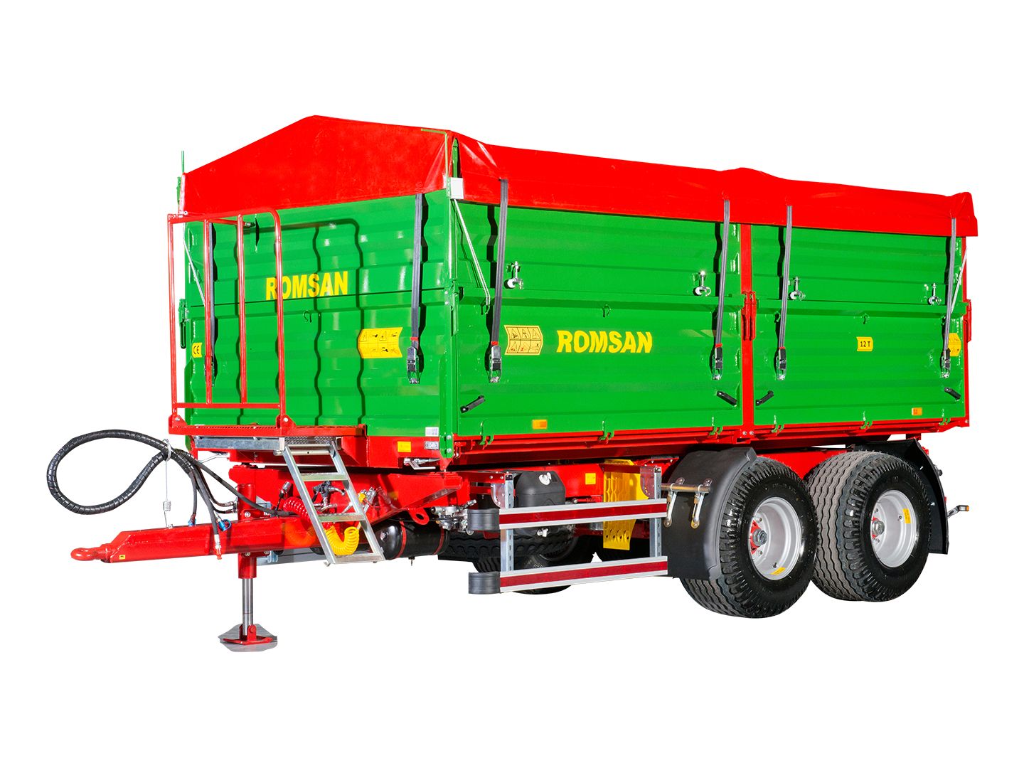 R 120 TASGA Benne agricole à tandem essieu - Romsan - capacité 12 000 kg_4