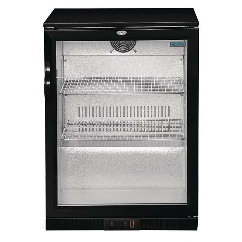 Arrière-bar une porte pivotante Série G noir 138L | Polar - GL001_4