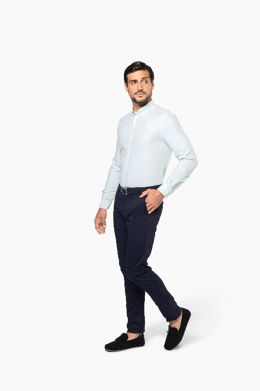 Chemise Oxford manches longues homme - Coupe ajustée - Kariban Premium - Réf: PK503_4