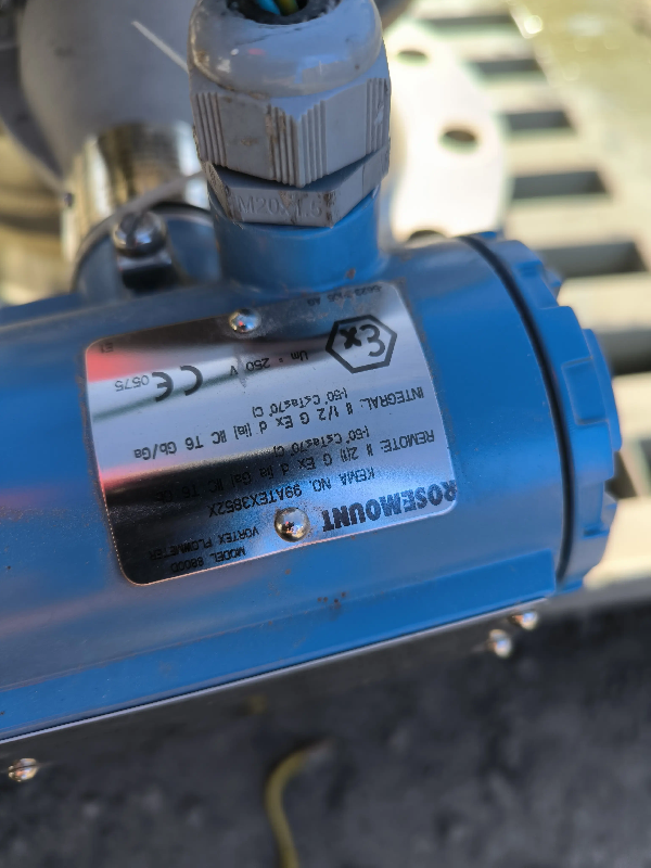 Débitmètre vortex rosemount 8800df atex inox 316 dn250 pn25 - référence : c14172_4