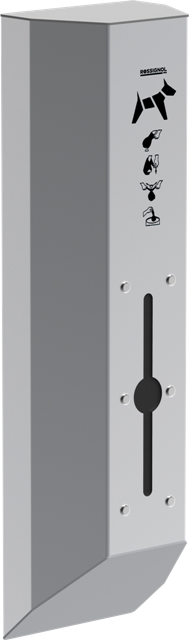 Borne murale hygiène canine Arkéa - Disponible en 4 couleurs - Capacité 200 sacs_4