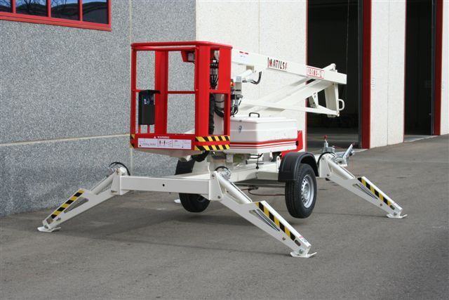 Nacelle tractable parma12 - matilsa - hauteur de travail 12 m_4
