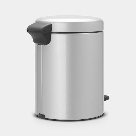 Poubelle à pédale newIcon Brabantia - 5 litres - Metallic Grey - XS - Soft-close - Anti-odeurs_4
