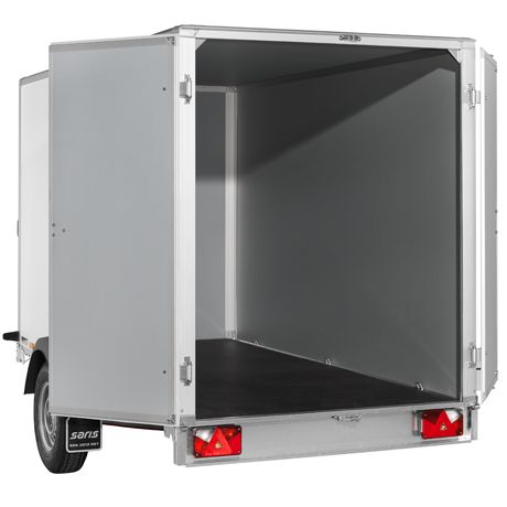 Remorque fourgon FW150 - Saris - Bois - 1500 kg - Simple essieu - Freinée_4