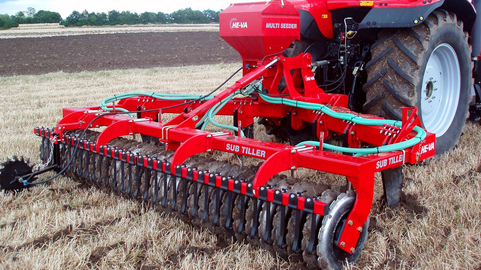 Décompacteur agricole HE-VA avec ailes de 200 mm pour ameublissement