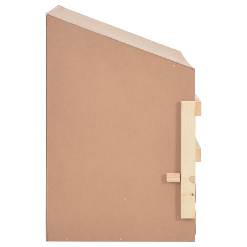 Vidaxl pondoir 4 compartiments 106x40x59 cm bois de pin massif 170657_4
