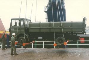 Palonnier pour conteneurs 20' et 40' avec déverrouillage automatique