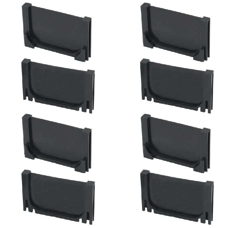 Vidaxl caniveau de drainage 4 pcs plastique 4 m 275502_4