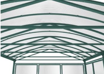 Abri vélos et motos voûte XXL - surdimensionné, extensible, avec structure en acier galvanisé et toiture en polycarbonate anti-UV_4