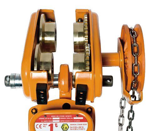 Palan Kito CB ATEX avec suspension par crochet ou par chariot