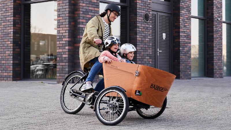 Triporteur électrique Babboe Carve-E - Banc pour 4 enfants - Moteur GWA 36V 250W - Dérailleur Shimano 7 vitesses_4