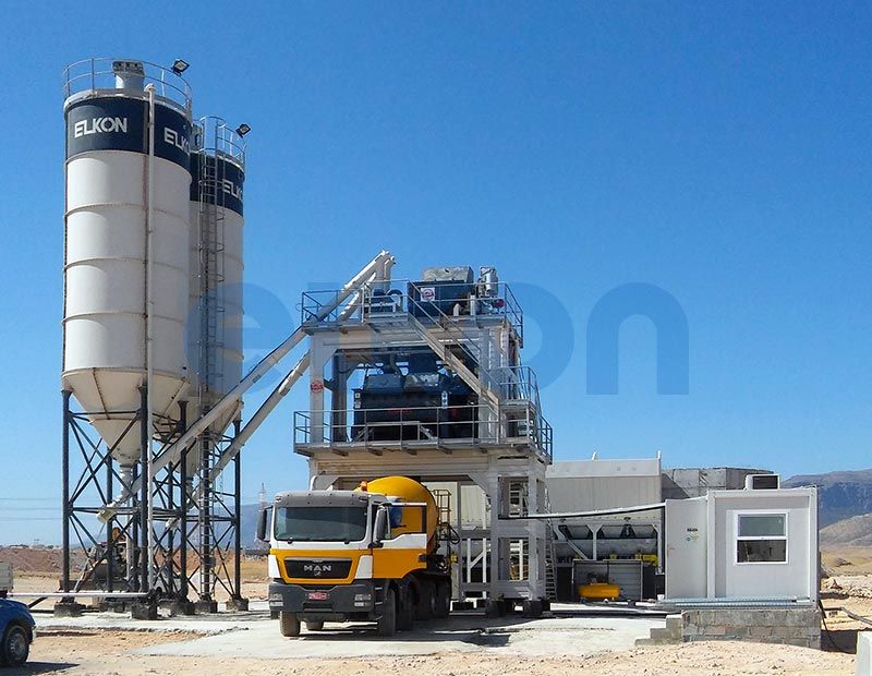 Centrale à béton fixe Elkomix-135 - 135 m³/h - Capacité flexible et haute performance_4
