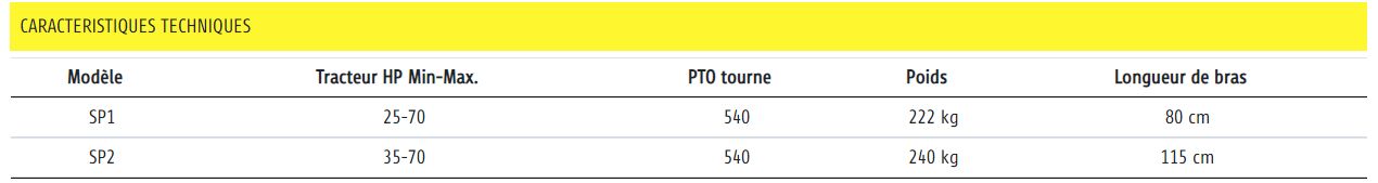 SP2 - Épampreuse mécanique RCM - pour tracteurs 35-70 HP - élimination des drageons et mauvaises herbes_4