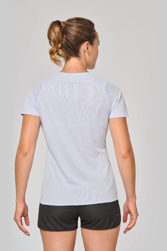 T-shirt de sport recyclé pour femme - Col rond - Séchage rapide - Réf : PA4013_4