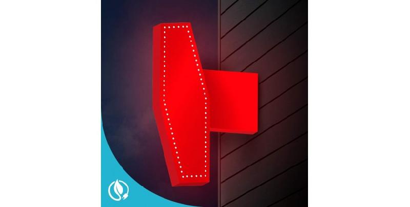 Enseigne Carotte Tabac pour buralistes - Lumineuse et moderne, 4 tailles disponibles_4