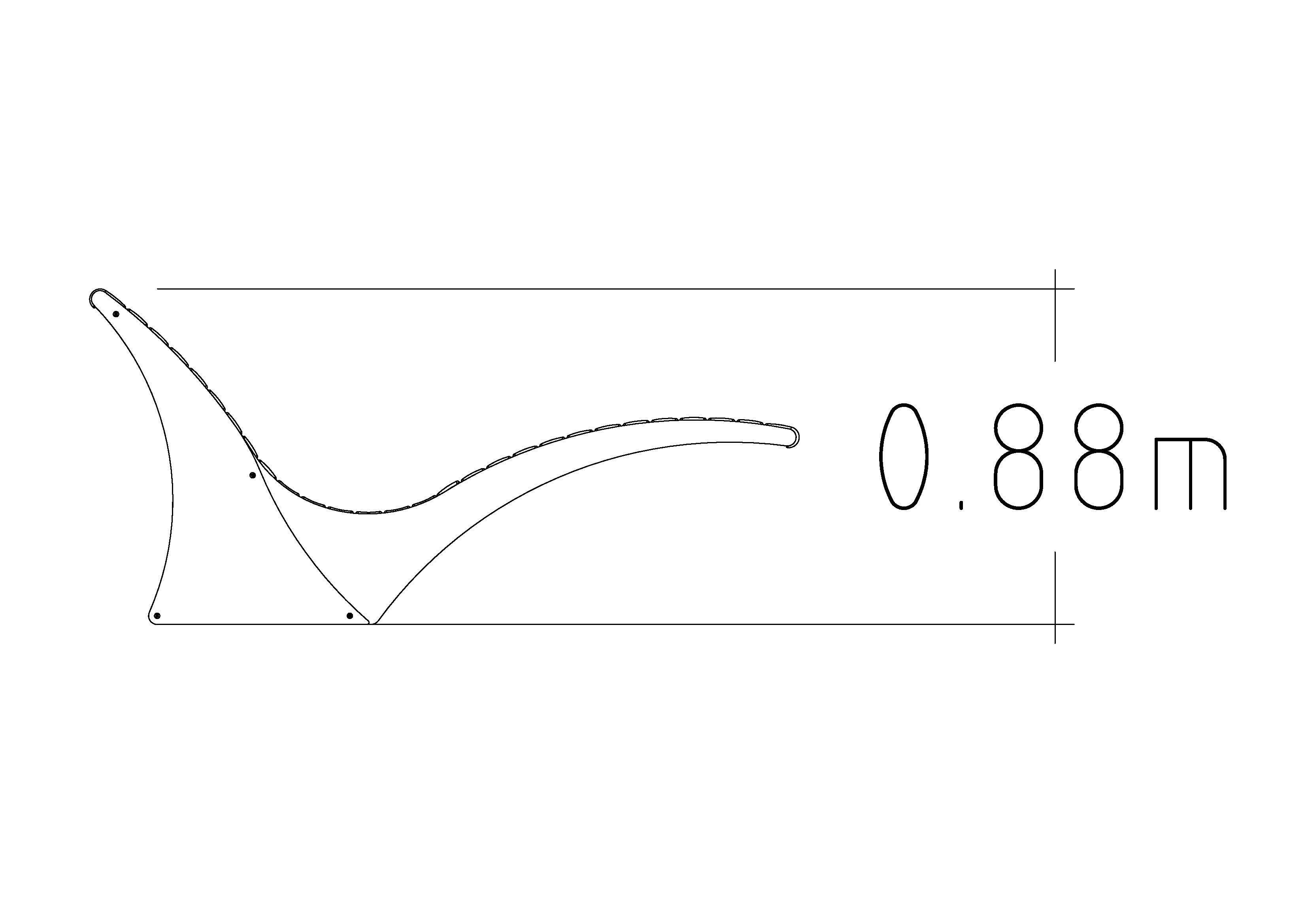 Banc public Sunbed Solberga réf 8090428 - Hags - Inspiré des forêts du Småland, design Ludvig Rundlöf_4