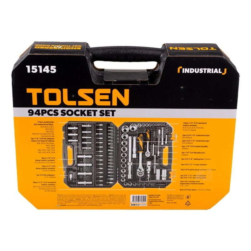 Coffret de douilles acier crv – MTF – 94 pièces – 2dss5051_4