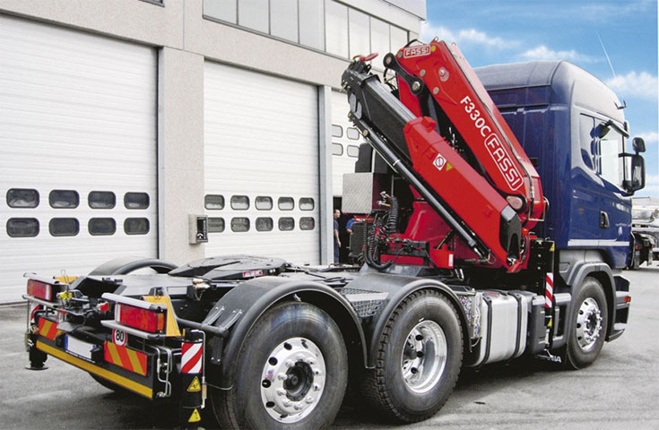 Grue auxiliaire Fassi F335A E-Dynamic - levage jusqu'à 31,7 tm - bras hydraulique jusqu'à 26,70 m avec jib_4