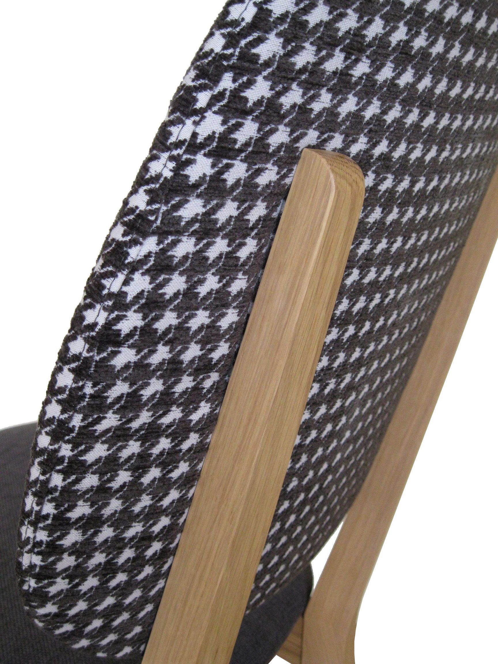 Chaise Alexia en bois massif - hêtre ou chêne - fabrication française - assise et dossier garnis_4