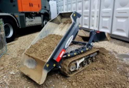 Mini-dumper sur chenille DCT-350P Alitrak - 600 kg - radiocommande, zéro émission et propulsion tout-terrain_4